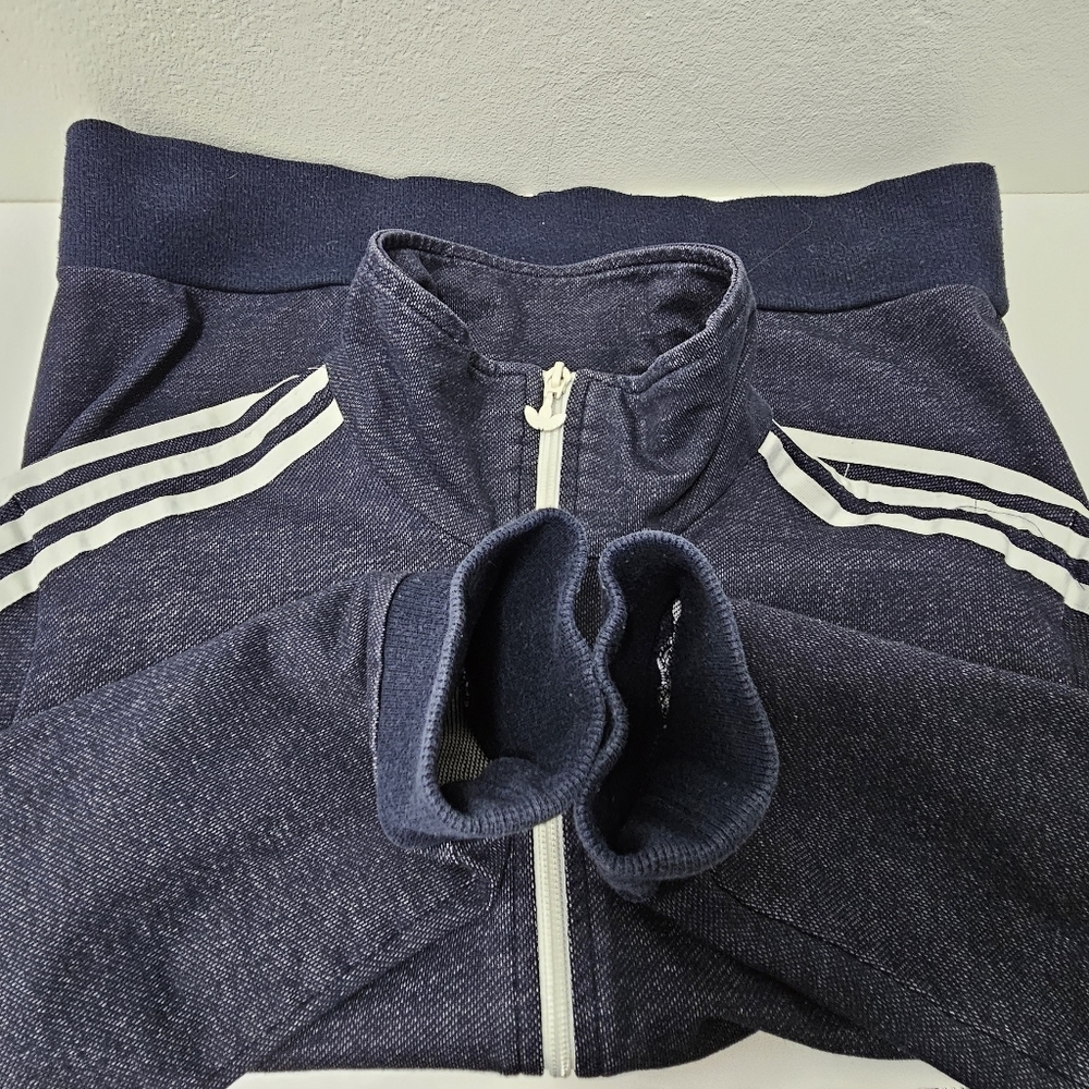 Adidas Blue & White Track Jacket - Picture 11 of 16